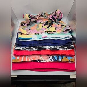 Lot Of 7 ZOOT Sports Bras Plus 1 Blie NIKE sports Bra All Size Large